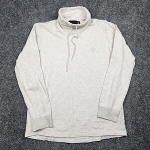 Kjus Kessy Sweater Womens Large‎ Beige Cotton Cashmere Cowl Neck Knit Pullover